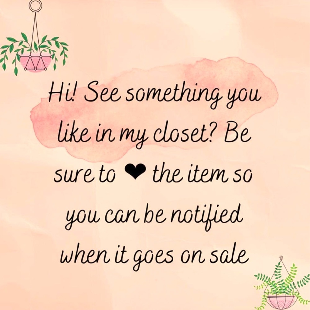 See something you like?  ❤️ it to receive notices if it goes on sale!